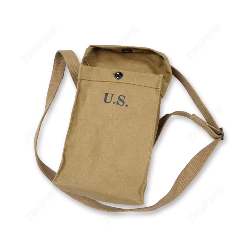 WWII WW2 US Army khaki Thomso Ammo pouch Article 6 capacity pouch