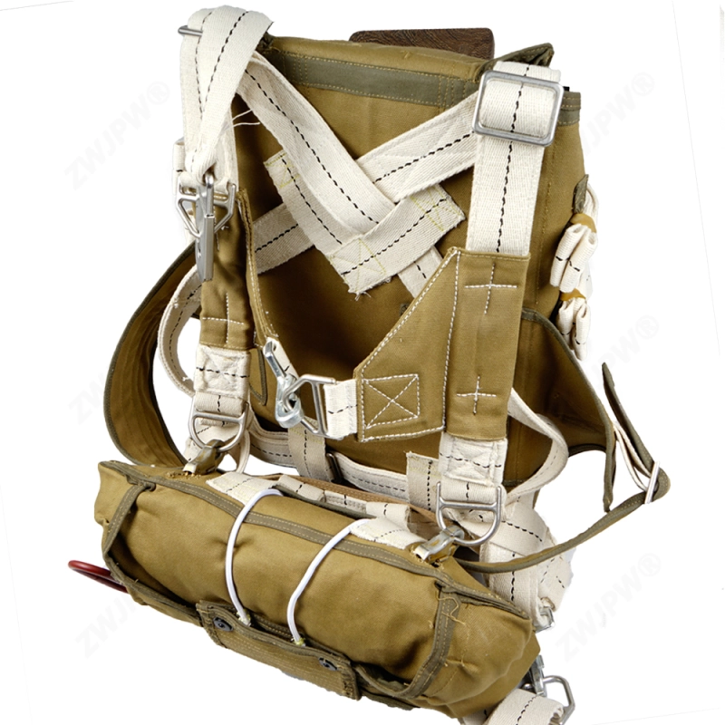 WW2 Us Army Replica Airborne T-5 Parachute ParachuteBag Suit D-DAY Paratroopers