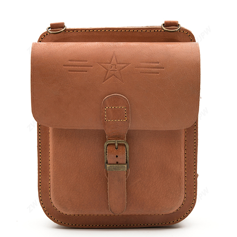 China Army Type 81 Map Backpack Genuine Leather Bag