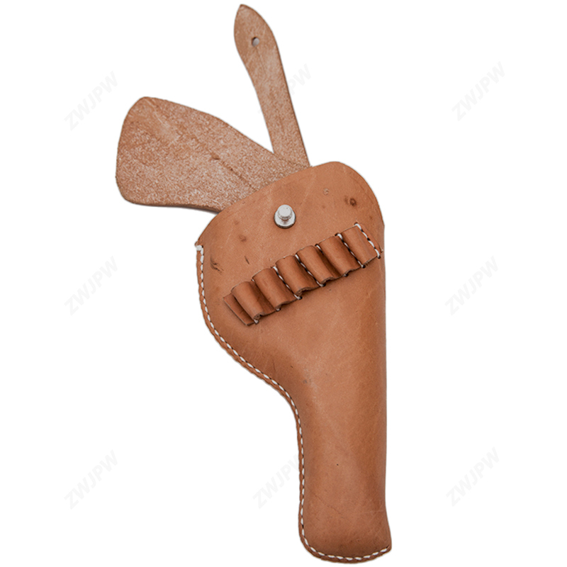 China WW2 Army Re-volve Holster Left Hand Genuine Leather Rifle Case