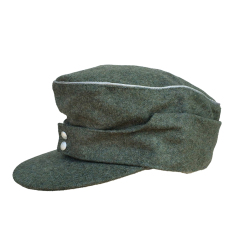 German WW2 Army WH SS Elite Type 1943 Officer Field Cap Woolen