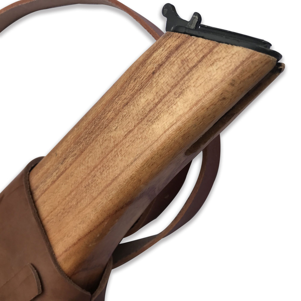 German WW2 Army Mauser Wooden C96 Broomhandle Leather Walther Pistol Holster HQ（M ）