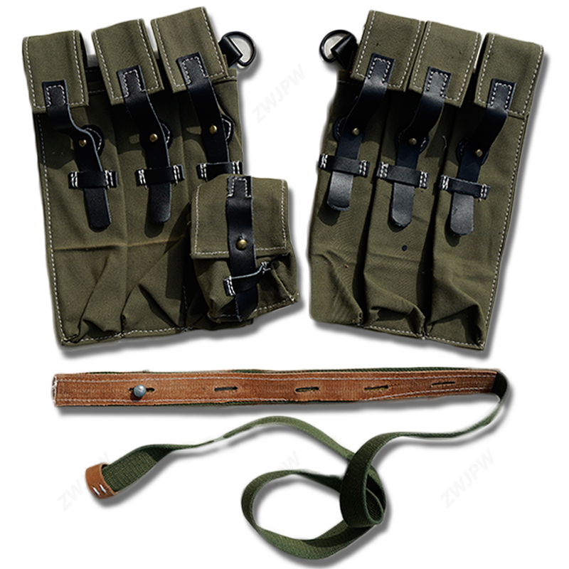 German WW2 P38/P40 Magazine Pouch Canvas