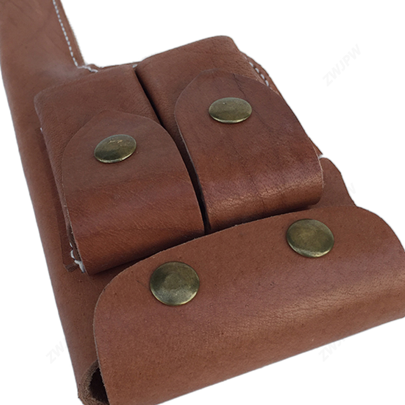 German WW2 Army Mauser C96 Leather Holster Square Head