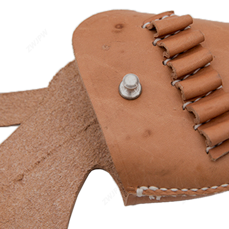 China WW2 Army Re-volve Holster Left Hand Genuine Leather Rifle Case
