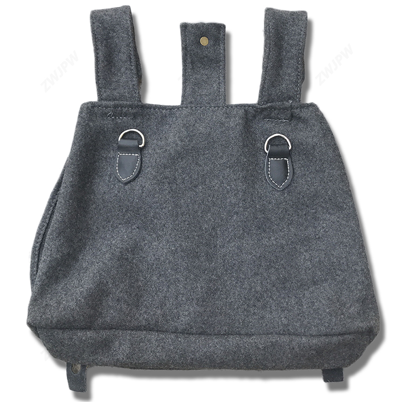 German WW2 Army Bread Bag Woolen Cloth Grey