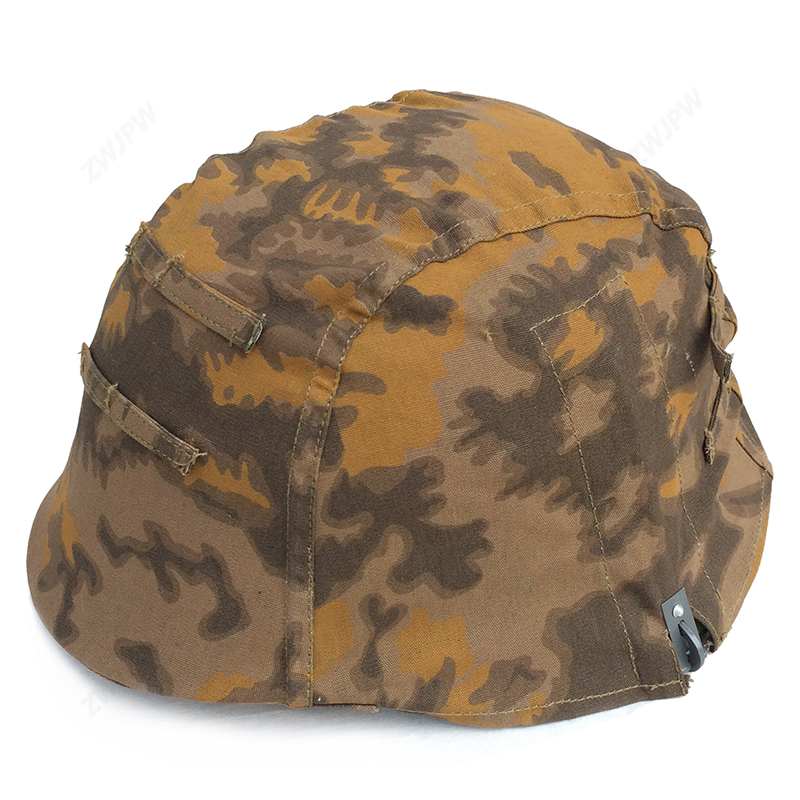 German WW2 Army SS Palm Tree Camo M35 Helmet Cover With Hook
