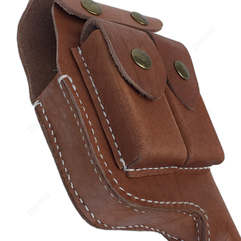 German WW2 Army Mauser C96 Leather Holster Square Head