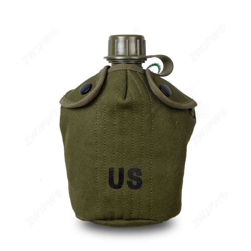 Vietnam War US Army M1956 Canteen With Cover Outdoor Hiking Kettle with cover
