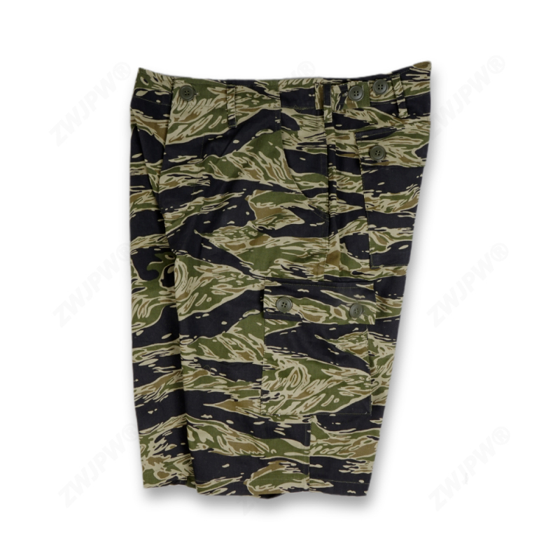 Vietnam war U.S. Army tiger pattern tiger spot camouflage TCU shorts