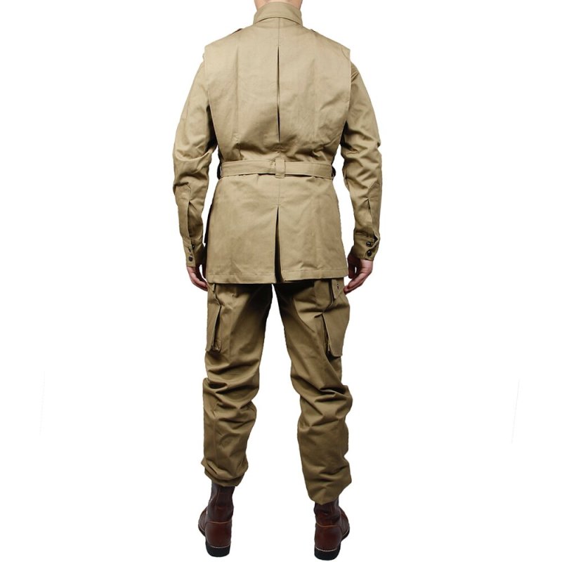 WW2 US Army Military ARMY M42 Officer jacket and pants COTTON FASHION Paratrooper uniform（no shoes）