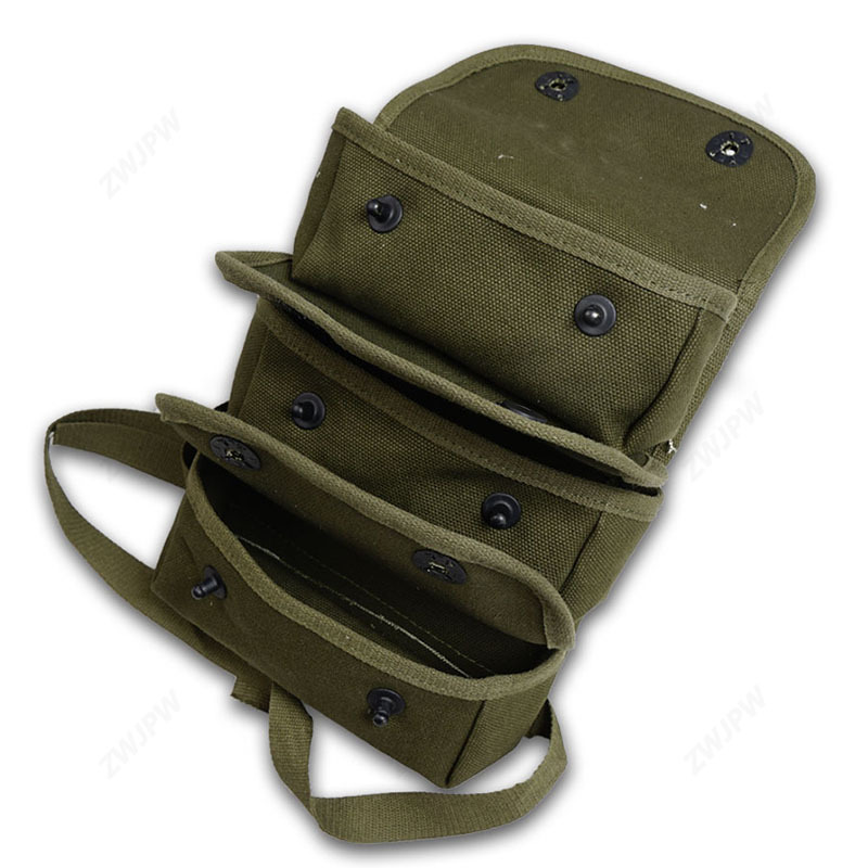 WW2 US ARMY AMMO 3 POCKET POUCH TOOL KIT