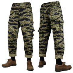 Vietnam war U.S. Army tiger pattern tiger spot camouflage TCU pants twill