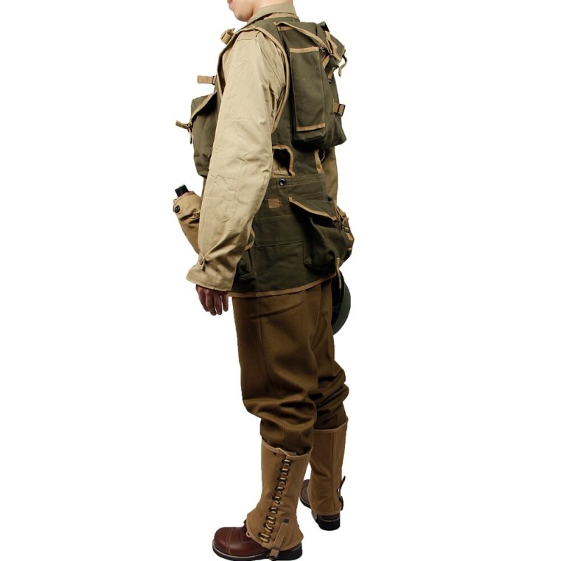 WW2 Cotton Reproduction Of The Original Lining U.S. ARMY M41 Field F/W Version D-DAY uniform and medical combination