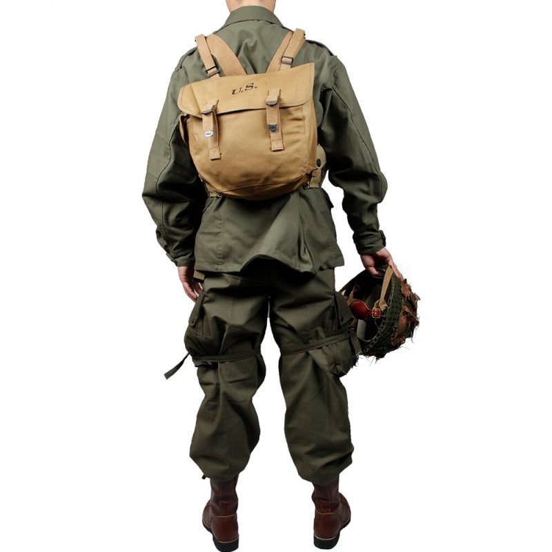 WW2 US army  green outdoor  M43 jacket Windbreaker uniform Pure cotton and M1 Garand Equipment Combination(no shooes,no helmet)