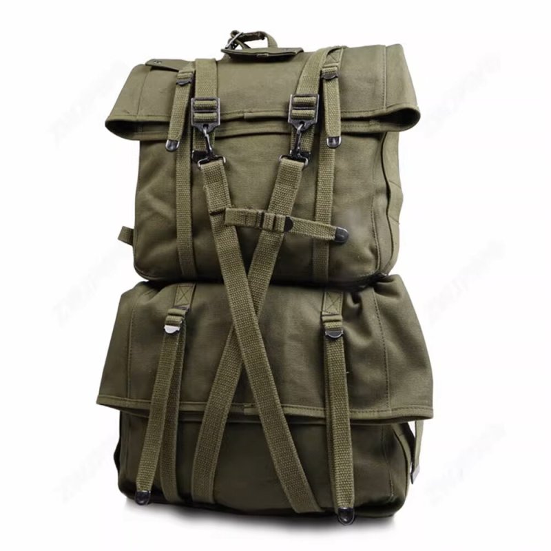 WW2 US ARMY USMC M1944 PACK SET COMBINATION WITH BELT AND STRAPS HIGH QUALITY