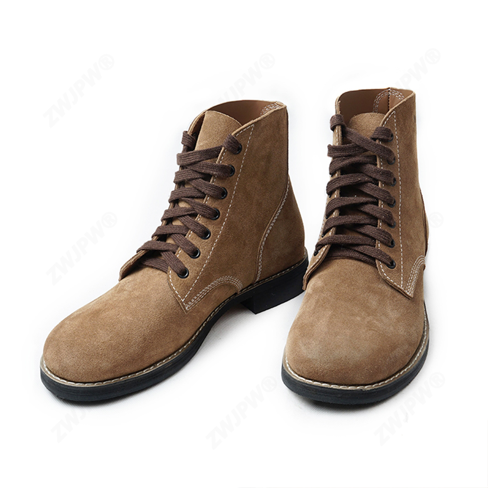 Replica WW2 US Army GI Rough Out Ankle Boots American Leather Boots All Sizes