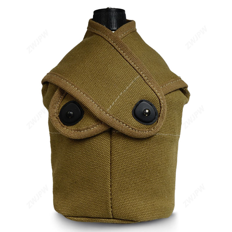 WW2 US Army MILITARY USMC CANTEEN 2ND PATTERN WITH COVER OUTDOOR KETTLE