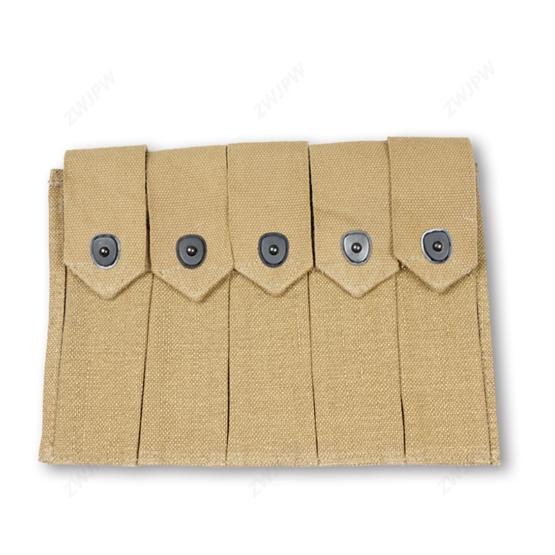 WW2 US ARMY USMC THOMPSON -5 CELL MAGAZINE POUCH US AMMO POUCH-US/41553