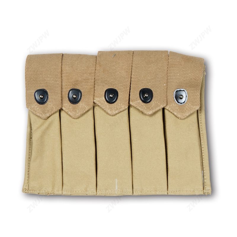 US WW2 Army THOMPSON 5 Cells Magazine Pouch HIGH QUALITY