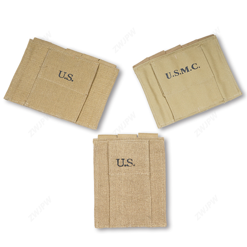 WW2 US ARMY USMC THOMPSON -5 CELL MAGAZINE POUCH US AMMO POUCH-US/41553