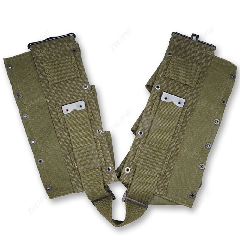 WW2 US ARMY SIX CELL CANVAS BAR POUCH KHAKI HIGHT QUALITY