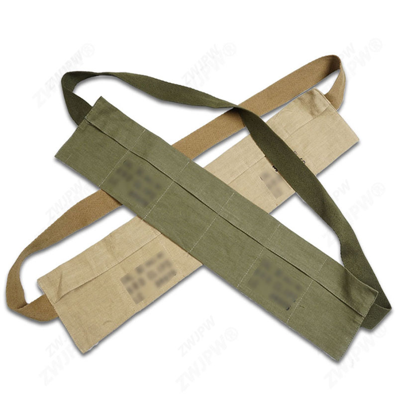 US WW2 Army Portable Magazine Pouches Canvas Khaki 6 Cell