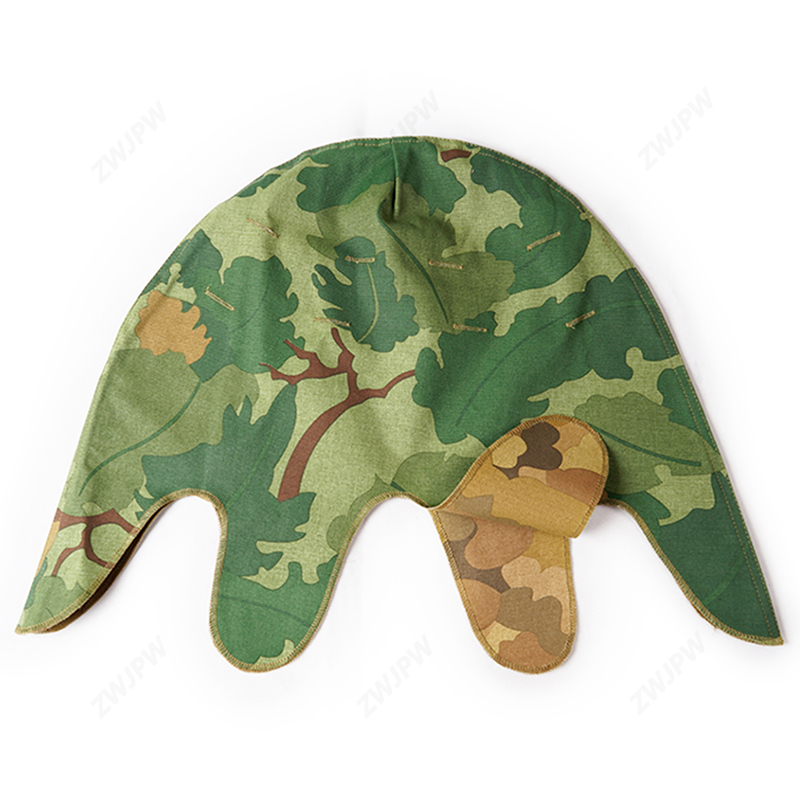 WW2 US ARMY MITCHELL HELMET COVER TWO-SIDED OUTDOOR FIELD OPERATIONS TRAVEL HELMET COVER