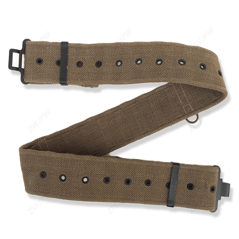 WW2 UK British Army Belt British Military Gear For Sale CanvasFlexible Outdoor Safe Belts Khaki Color