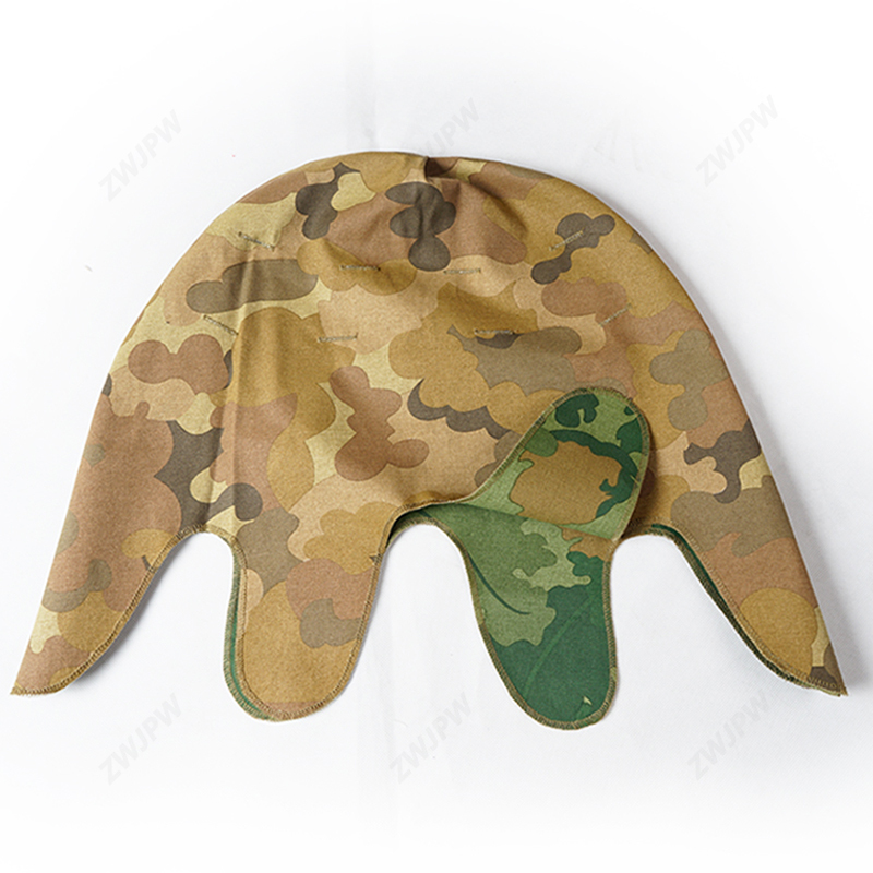 WW2 US ARMY MITCHELL HELMET COVER TWO-SIDED OUTDOOR FIELD OPERATIONS TRAVEL HELMET COVER