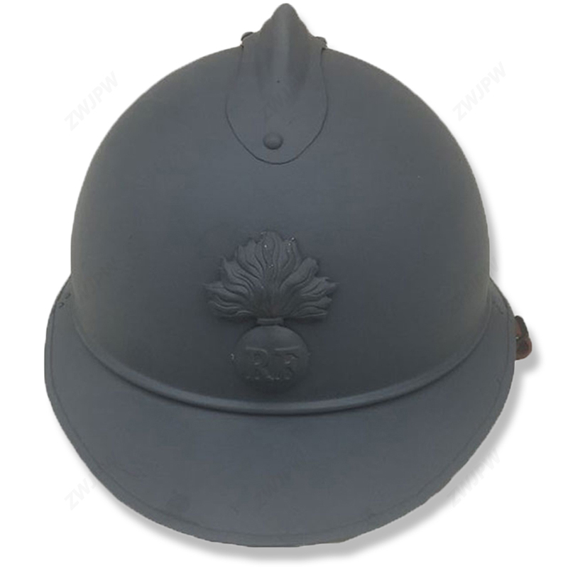 WWI FRANCESE M 1915  ADRIAN HELMET CALOTTA DEL CASCO E DISTINTIVO