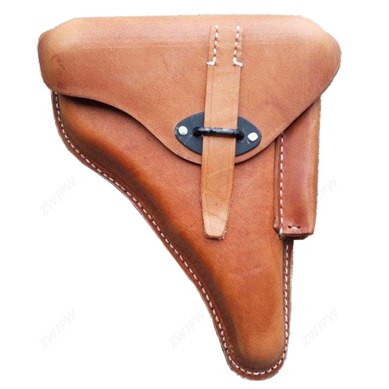 German WW2 Army Walther P38 Black Leather Holster
