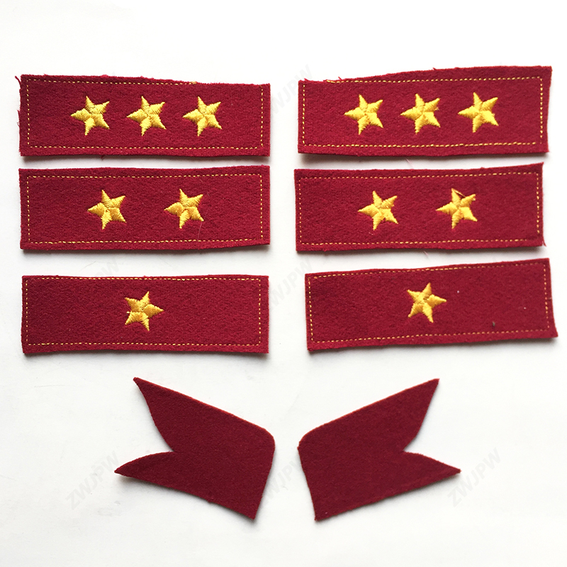 Army WWII WW2 Gefreiter Soldiers Shoulder Mark Gold Stars Repros