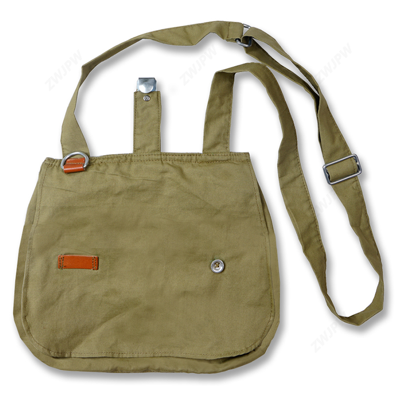WW2 CHINA ARMY KMT INCLINED SHOULDER BAG OUTDOOR TRAVEL BAG
