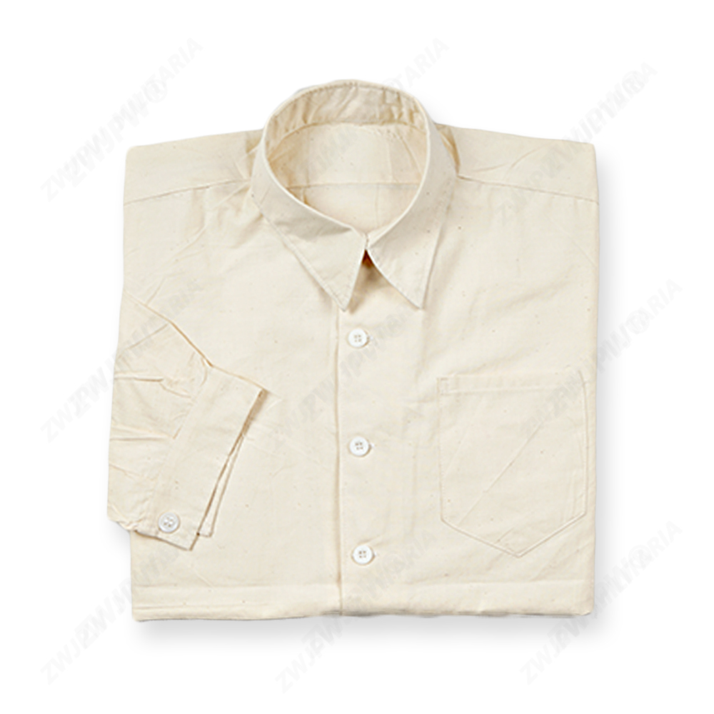 China Army  Man White Shirt