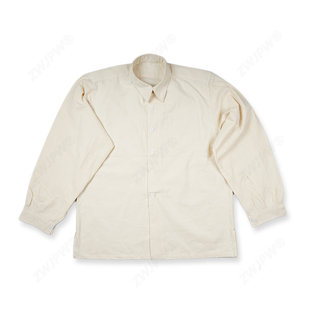 China Army  Man White Shirt