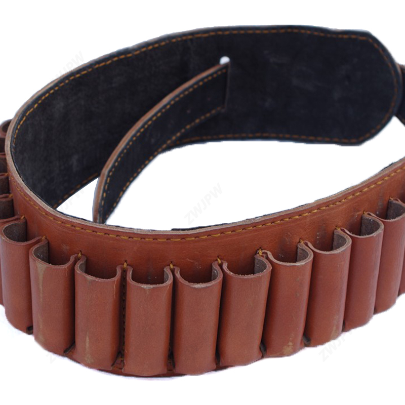WWII WW2 Chinese Army Revolver Holster Belt Leather Brown Belts for Men Collections
