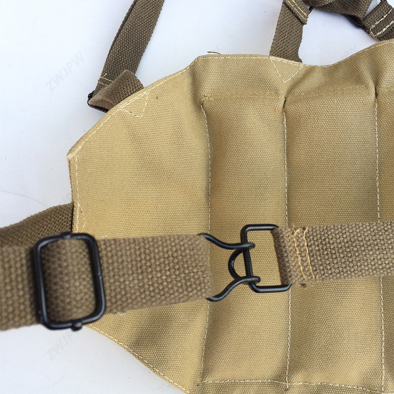 WWII US AMRY THOMPSON CHEST RIG MAGAZINE 4 CELL 30 ROUNDS MAGAZINE AMMO POUCH US