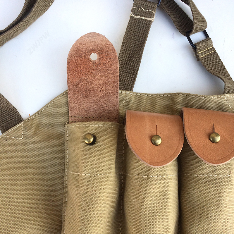 WWII US AMRY THOMPSON CHEST RIG MAGAZINE 4 CELL 30 ROUNDS MAGAZINE AMMO POUCH US