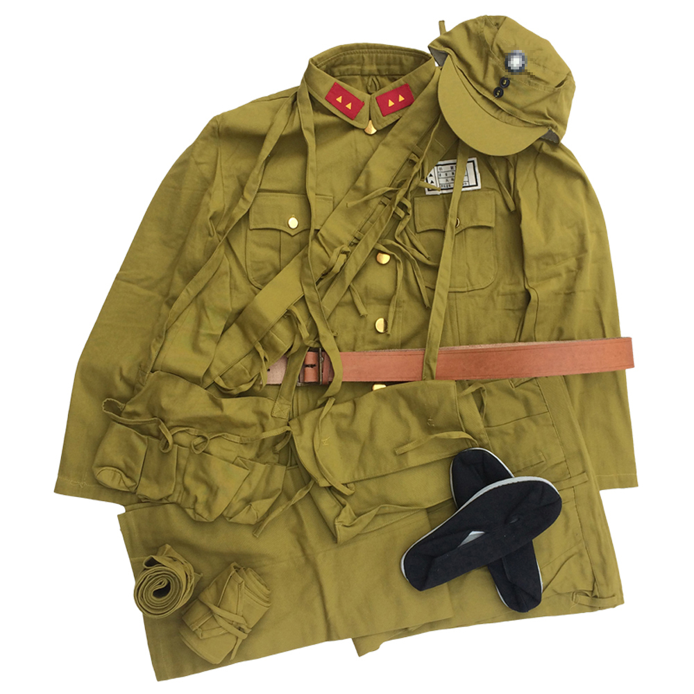 China WW2 KMT Army Soldier Uniform Set