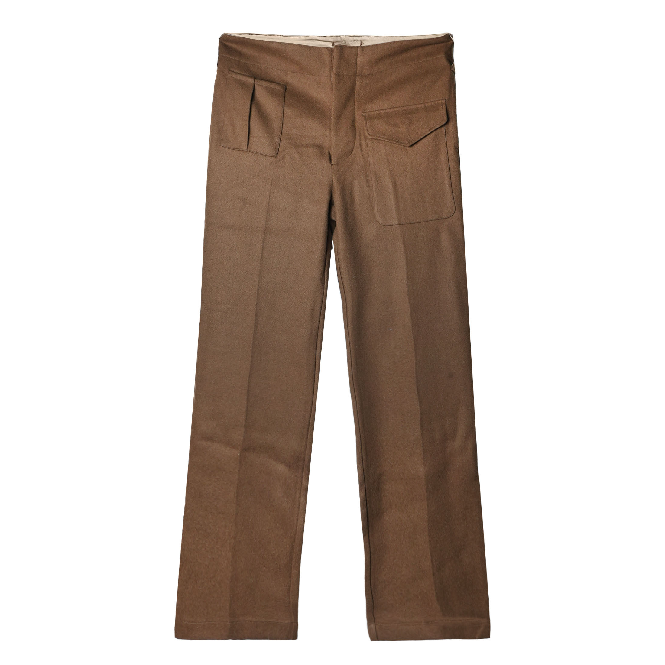 WW2 UK ARMY British retro P37 winter trousers, thickened woolen trousers