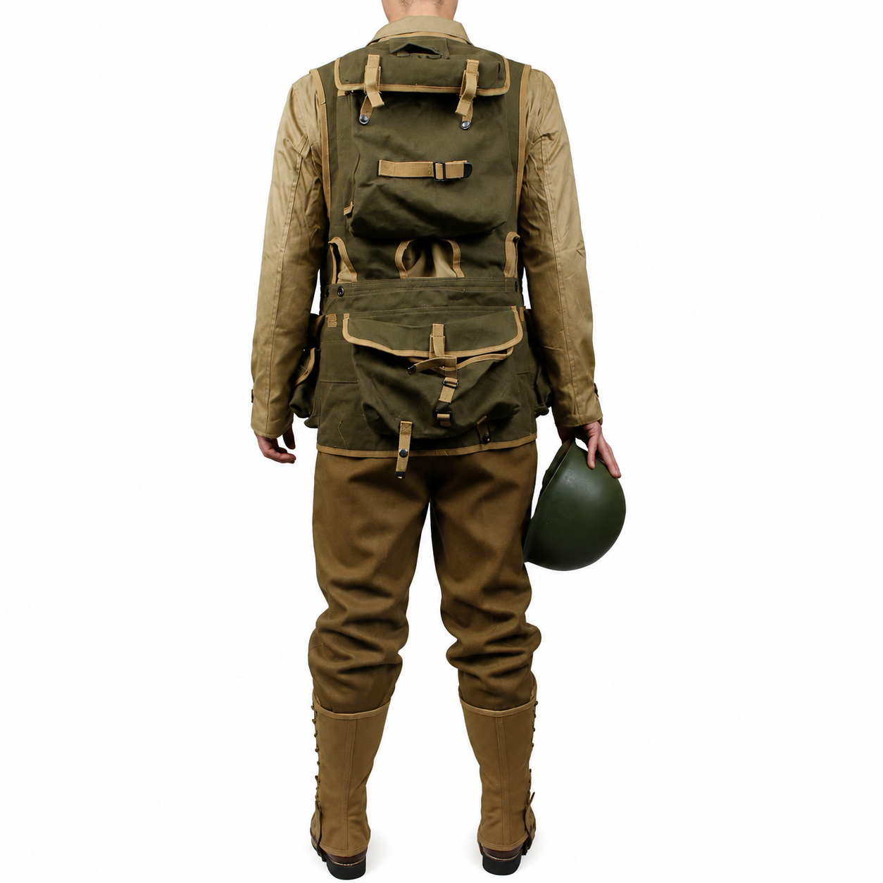 WW2 Cotton Reproduction Of The Original Lining U.S. ARMY M41 Field F/W Version D-DAY uniform and medical combination