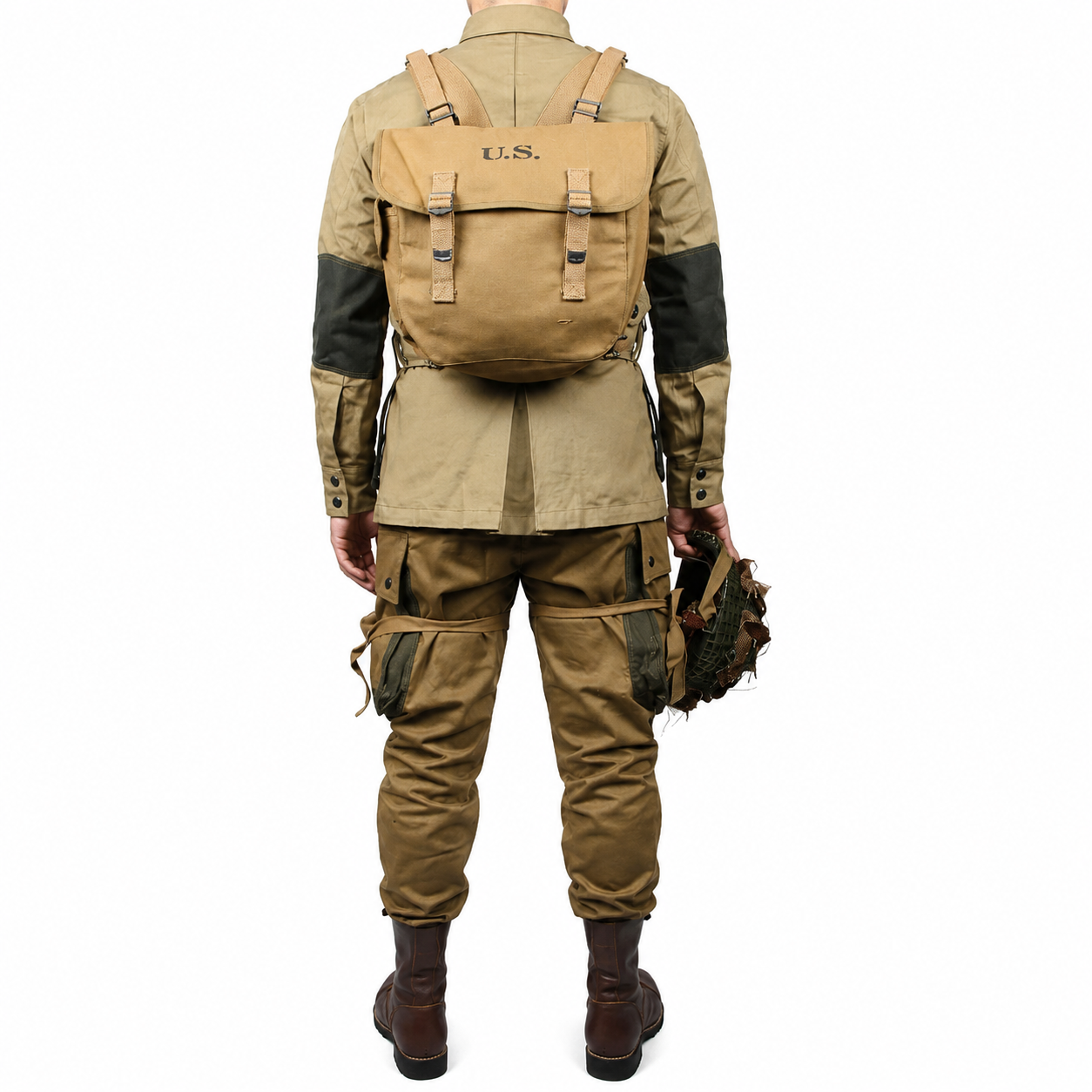 WW2 US Army Military ARMY M42 soldiers COTTON FASHION Paratrooper uniform and Garland equipment group（no shooes，no helmet）