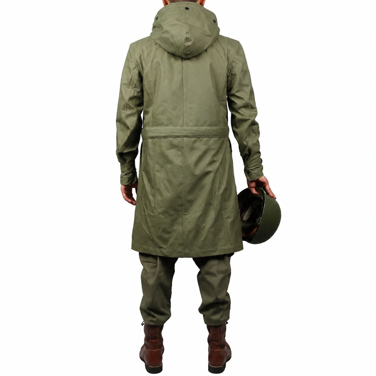 WW2 US MILITARY ARMY GREEN UNIFORM M47 COAT JACKET AND PANTS(NO HELMET,NO SHOES)  US11117