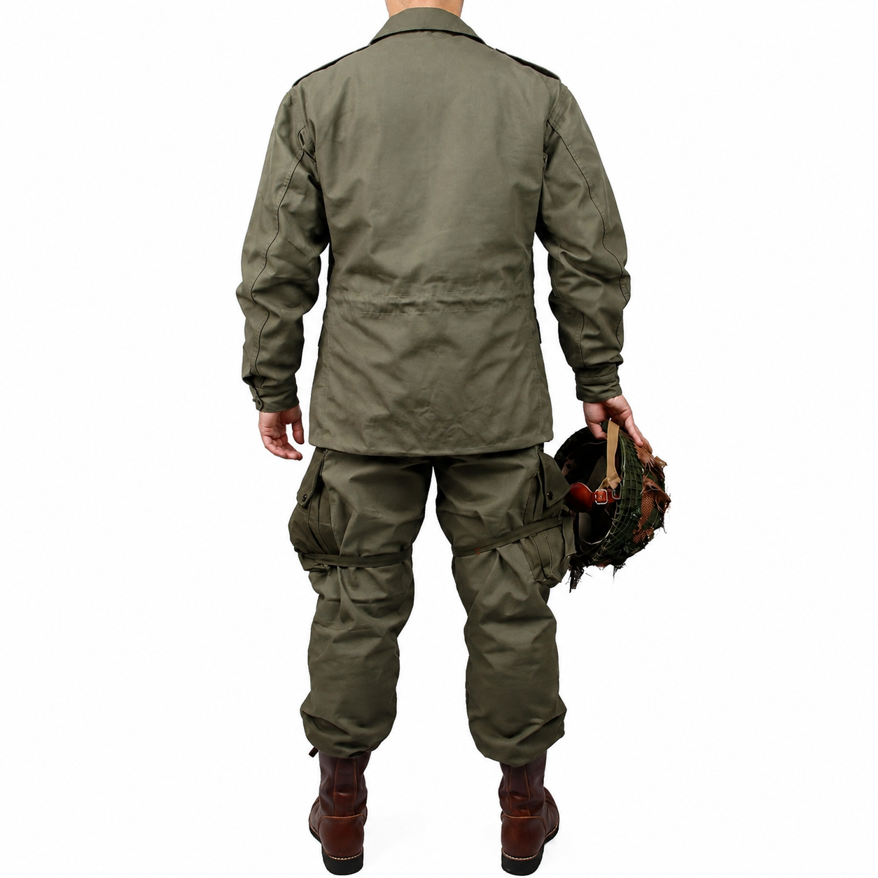 WW2 US MILITARY ARMY GREEN M43 COAT JACKET and pants （ no shoes，no Helmet）