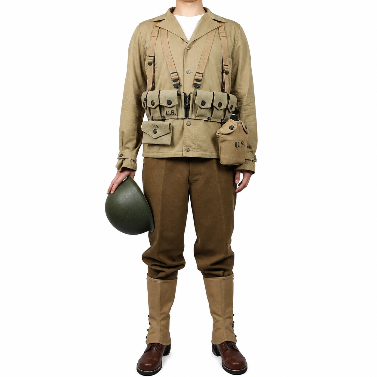WW2 Cotton Reproduction Of The Original Lining U.S. ARMY M41 Field F/W Thickening Version D-DAY uniform Garland equipment group