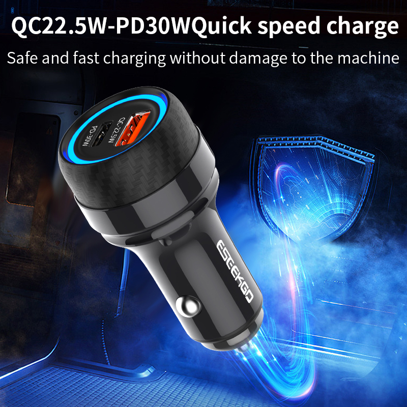 ESEEKGO PD-30 1A1C QC3.0 22.5W+PD30W Car Charger
