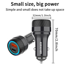 ESEEKGO PD-30 1A1C QC3.0 22.5W+PD30W Car Charger