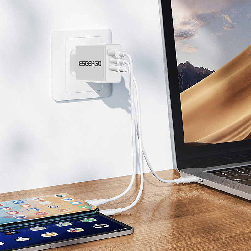 ESEEKGO PD-40 1A2C QC3.0+PD20W*2 Wall Charger