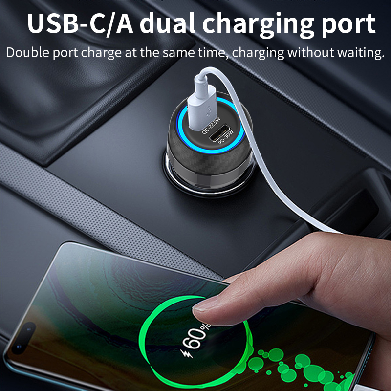 ESEEKGO PD-30 1A1C QC3.0 22.5W+PD30W Car Charger